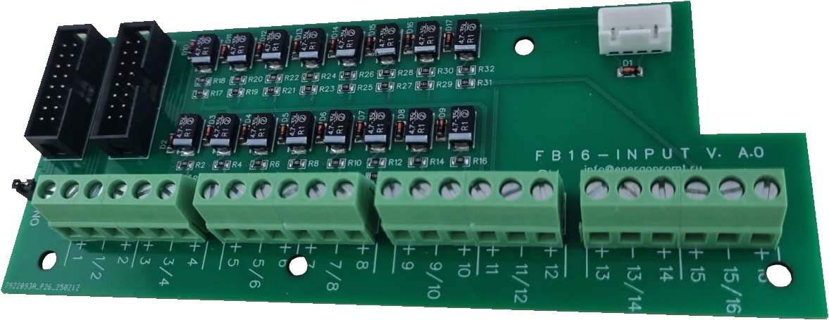 БС.16 плата входов (аналог FB.16 плата входов A0)